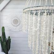 Lustre - Suspension "Ocean" en Coquillages D 40cm