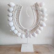 Collier Lux blanc