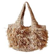 Sac Bettina en raphia naturel