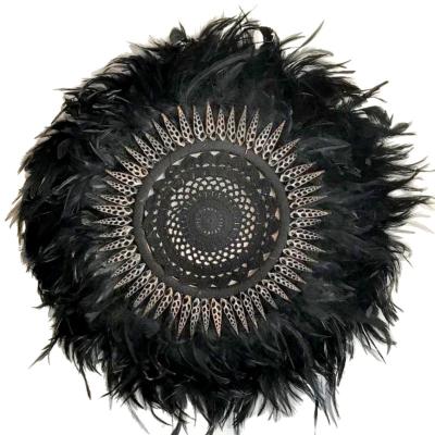 JUJU HAT MACRAME NOIR - 50 cm