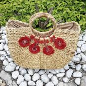 Sac de plage Amore rouge