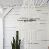 Lustre - Suspension "Ocean" en Coquillages D 40cm