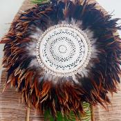 JUJU HAT MACRAME MARRON - 50 cm