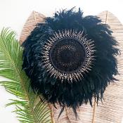 JUJU HAT MACRAME NOIR - 50 cm