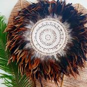 JUJU HAT MACRAME MARRON - 50 cm